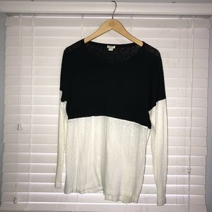 Long sleeve tee from J Crew